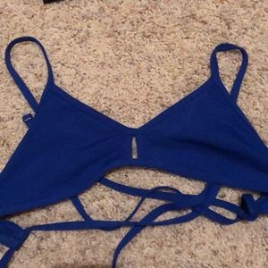 Jolyn blue “Tomcat” top